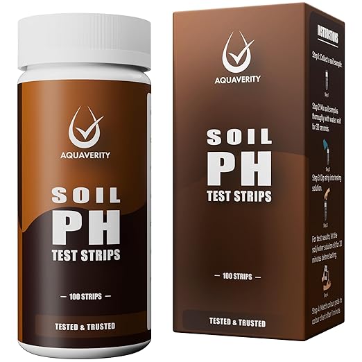 Premium Soil Testing Kit – 100 Soil pH Test Strips (3-9 Range) Quick & Accurate pH Testing for Garden, Lawn & Plants | Easy-to-Use pH Soil Tester Strips for Healthy Soil & Optimal Growth
