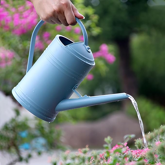 Watering Can for Indoor Plants, Garden Watering Cans for House Flower Long Spout, Watering Can for Indoor and Outdoor, Home and Garden Plants (Blue)