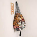 Amdermi Stuffed Animal Hammock Corner Hanging Net for Stuffy Animal Storage Macrame Toy Display Plushie Toy Holder-Perfect for The Tiny Space Walls, Kid Bedroom Decor Playroom Organizer (Black)