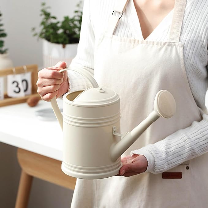 0.5 Gallon Watering Can Indoor Plants,Plastic Long Spout Watering Can with Removable Nozzle and Handles,Mini Watering Can for House Succulent Bonsai Garden Flower Indoor Plants Office