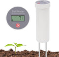 LUVCOSY Digital Soil pH Meter, Industrial Grade Soil pH Tester with Calibration-Free LCD Display, High Accuracy Soil pH Pen, Soil pH Monitor for Garden, Lawn, Plant (White)