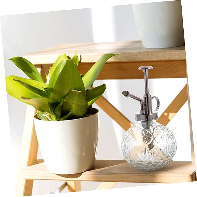 Vintage Relief Glass Sprayer Watering Bottle for Plant Misters Bonsai Indoor Outdoor Use