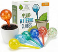 Little Green Leaf Automatic Plant Watering Globes Self Watering Planter Inserts (Set of 6) | Hands Free Multicolor Glass Bulbs | Planter Spikes to Support Indoor & Outdoor Plant Health (100ml)