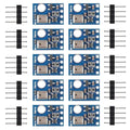 10PCS AHT10 High Precision Digital Temperature and Humidity Sensor Measurement Module I2C Communication Replace DHT11 SHT20 AM2302