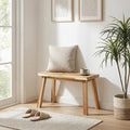 ARROWSTONE Solid Wood Bench for Entryway, Make Up Bench, Bed Bench, Dining, Plant Stand - Wooden Bench Indoor (26 inches)