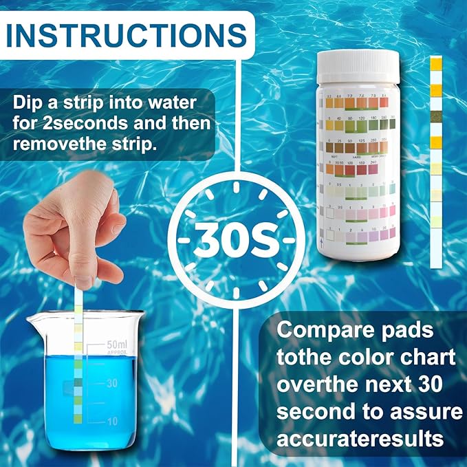 pH Test Strips (150 Strips) – Accurate & Fast pH Testing for Water, Urine, Saliva, Pool, Soil, Cosmetics – Reliable Color Chart for Precise Results