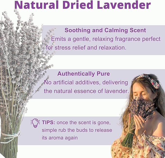 LaLaGreen Wood Wall Planters (8 Inch, 2 Pack) 150 Stalks of Lavender Dried Flower, Wooden Box Vases for Indoor Hanging Planter Rustic Decor Home Living Room Bathroom Modern Farmhouse Trendy Decoration