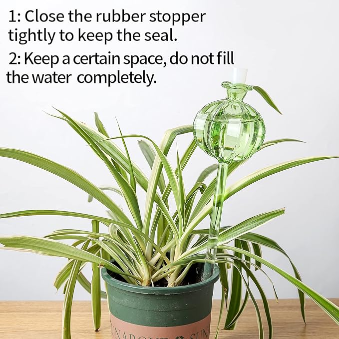 KGCCIZI Self Watering Planter Insert. Plant Watering Devices. 3-Pack Cactus Plant Watering Bulbs. Plant Watering Globes. Plant Gifts Plant Lover Gifts