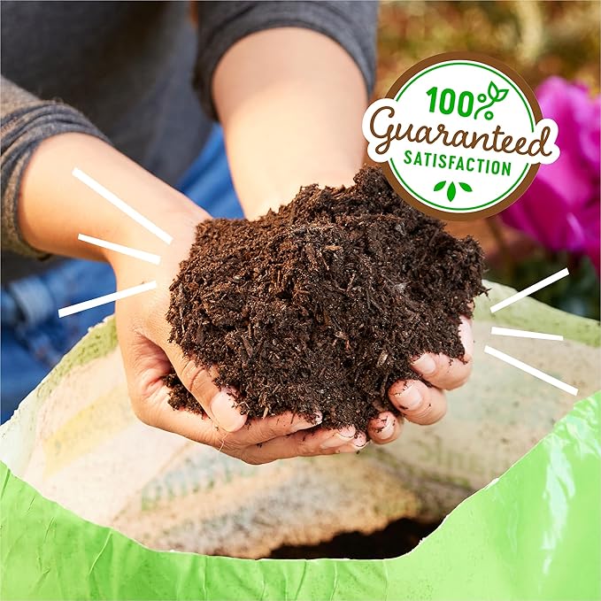 Back to the Roots All-Purpose Potting Mix 6 Quarts (Best Value), 100% Organic & USA Made for Herbs, Veggies, Flowers, w/Nutrient Rich Plant Food, Worm-Castings, & Moisture Controlling Yucca, 2 Packs