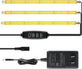iPower 40W LED Plant Grow Light Strips Full Spectrum for Indoor Plants with Auto ON/Off 3/9/12H Timer, 3 Tubes, Yellow