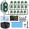 WIOR Automatic Plant Waterer Drip Irrigation System Kit for 15 Potted Plants, Indoor Self Watering System Plant Watering Devices with Programmable Water Timer for Garden Balcony Greenhouse Vacation