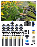 Drip Irrigation System,Automatic Garden Watering System,360° Adjustable Spray Sprinkler Kit, Easy Installation No Tools, Fine Mist Watering forGarden,Patio,Potted Plants,Courtyard Watering System