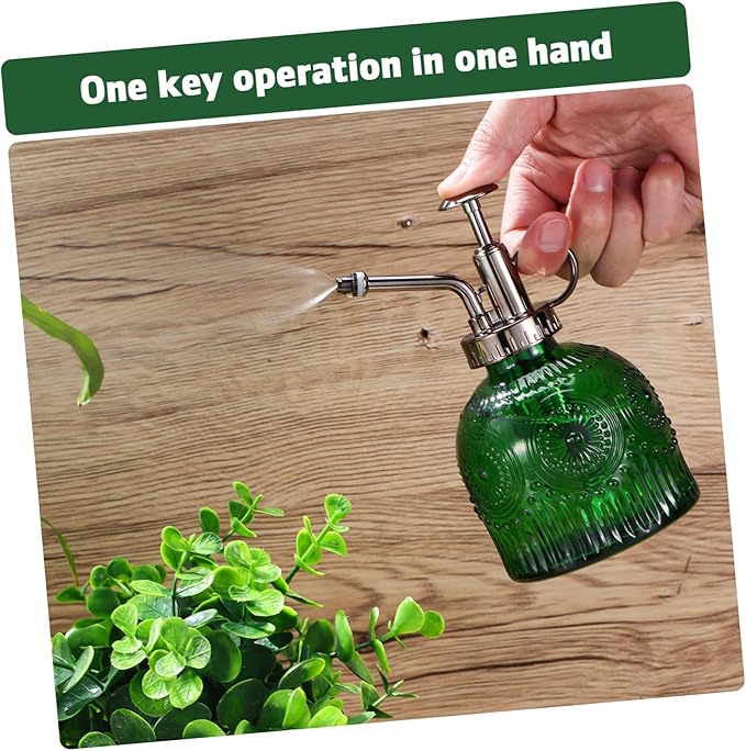 Milisten Plant Mister Spray Bottle Embossed Design for Use Versatile Watering Cleaning Stylish Essential Plant Care