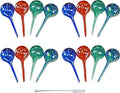5 STAR SUPER DEALS Aqua Plant Watering Globes - Automatic Watering Ball Bulbs - Self Watering Plant Glass Bulbs System (16, Small)