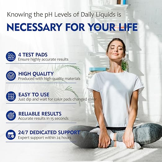 Universal pH Test Strips 0-14, Quick Reliable pH Testing Kit for Water, Soap Making & Kombucha, 125ct Litmus Paper pH Test Strips for Liquids, Drinking Water, Aquarium, Pool, Hot Tub, Spa