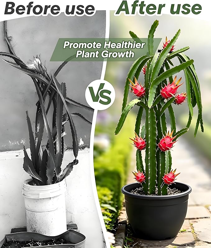 Dragon Fruit Trellis for Climbing Plants Indoor Outdoor, Heavy Duty Metal Adjustable Vertical Garden Support for Indoor Outdoor Potted Plants, Tomato, Cactus, Roses,Vines(10 * 10 * 47inch,1PC)