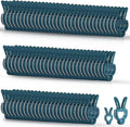 PERSZEN Plant Support Clips, 120 PCS Gentle Flower Plant Clamps for Supporting Vine Climbing Plants, Gardening Lever Loop Gripper Clips Help Stems Vines Grow Straight Upright, 2 Sizes in one Pack