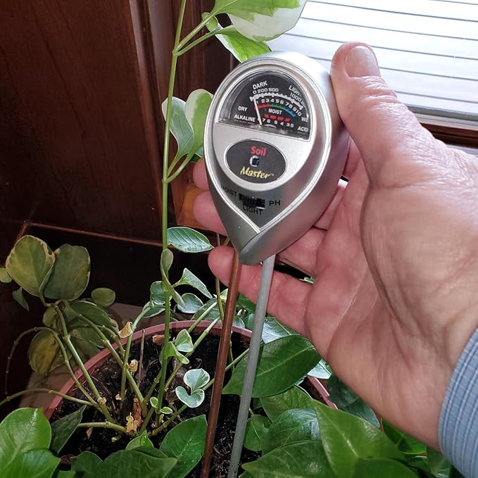 ML1240 Moisture, Light & pH Soil Test Meter, Green
