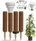Organo Republic Moss Pole Monstera Plant Support Stakes - 2x26.4 or 48.7" Unique Self-Watering, Extendable Coco Coir Pole for Climbing Plant Supports for Potted Plants Indoor, Totem Pole for Pothos