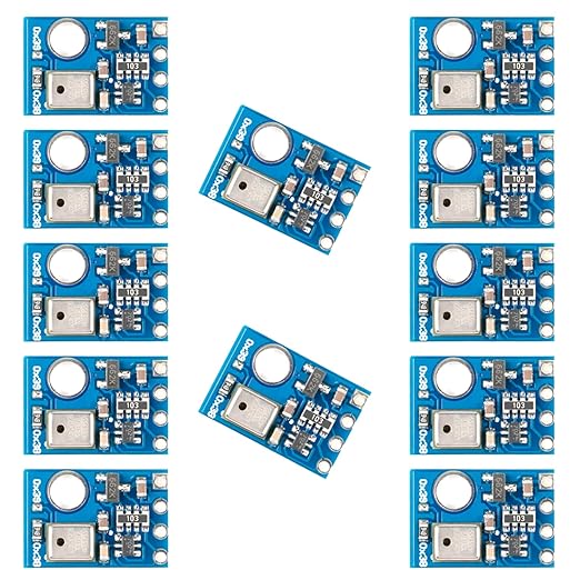 12Pcs AHT10 Digital Sensor Module Temperature and Humidity Sensor High Precision Digital Temperature and Humidity Sensor Measurement Module I2C Communication Replace DHT11 SHT20 AM2302