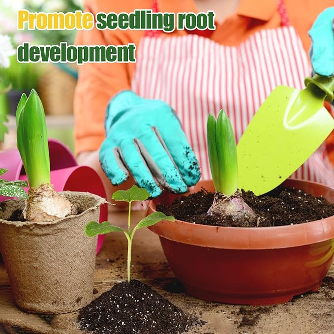 Doter Organic Seed Starter Premium Potting Soil Mix 4qt, All Natural Seed Starter Mix for Fast Germination and Vigorous Seedlings with Strong Root Systems