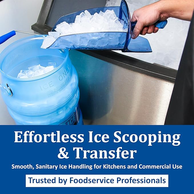 San Jamar SI5500 Polycarbonate Saf-T-Scoop Only,Blue, 6-10 oz