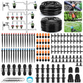 240FT Drip Irrigation System, Automatic Drip Irrigation Kits Quick-Connect for Greenhouse, Yard, Lawn, Plant, Garden Watering Misting System with 1/2 inch Hose 1/4 inch Distribution Tubing