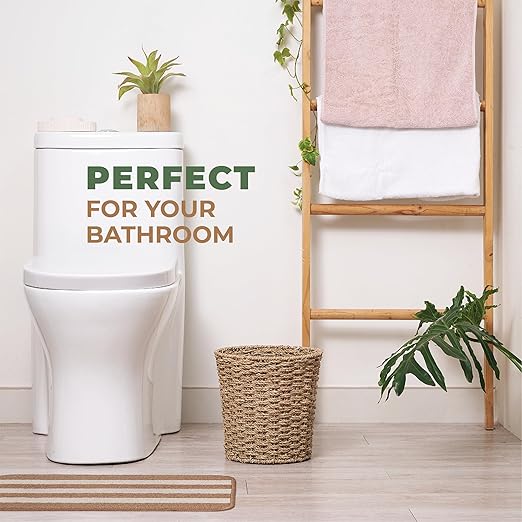 84ECO 2-Pack Seagrass Waste Baskets