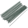 Cosmos Pack of 50 Pcs Dark Green Floral Plant Stakes Artificial Flower Stub Stem for Handmade DIY Craft, 12 Inch