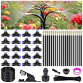 360° Adjustable Drip Irrigation System - Garden Watering System 66FT with 20 Nozzles, Drip Irrigation Kit for Garden, Yard, Lawn, Greenhouse, Plants, 5/16 inch Hose
