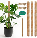 TLAZZ 54 Inch Moss Pole, 3 Pack 16 Inch Moss Poles Monstera Plant Support, Moss Poles for Climbing Plants Indoor, Coir Plant Pole Sticks Support Stakes for Potted Plants, Pothos, Philodendron