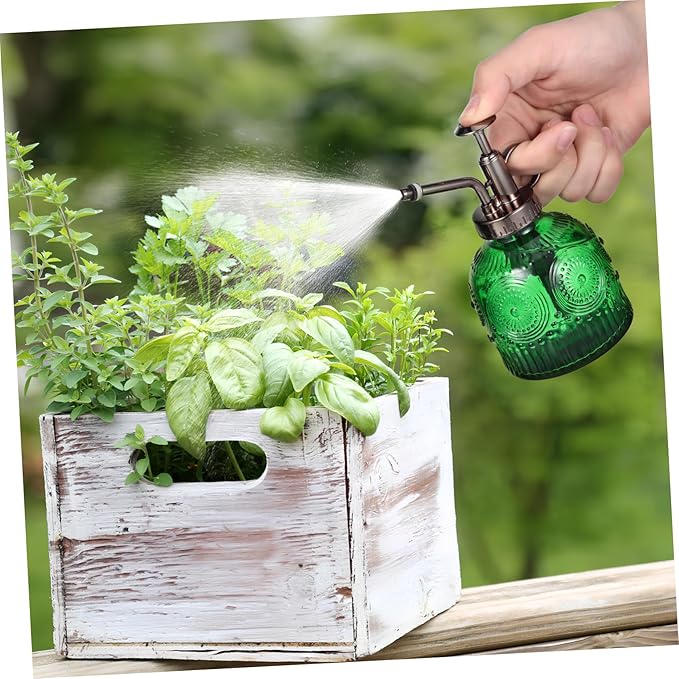 BESPORTBLE Glass Plant Mister Spray Bottle for Gardening 300ml Decorative Watering Spray Bottle Adjustable Mist Nozzle for Indoor and Outdoor Plants