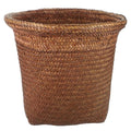 NUOBESTY Woven Trash can Trash can Straw Rattan Garbage bin Waste Basket Planter Basket for Home Kitchen Bedroom Bathroom Motion Sensor Office Slim
