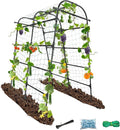 GOJAWAY 7 FT Grape Trellis for Garden Vegetable Trellis, Metal Garden Trellis Arch Plant Grow Support Frame for Climbing Plants Support Vegetable Flower Fruits Vine