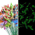Augshy Butterfly Decorations,75 PCS Luminous Butterfly Garden Decor Stakes, Waterproof Gardening Art Butterfly Ornaments for Outdoor Yard Lawn Garden Decor