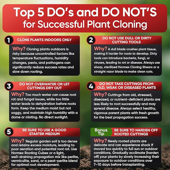 Hormex Cloning Shears - Precision straight-blade shears designed for clean, accurate cuts, ideal for plant cuttings and pruning. Durable, ergonomic and easy-to-use with lock - (2 Pack)