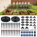 250FT Drip Irrigation System Kit New Quick-Connect, Automatic Garden Watering Misting System for Greenhouse, Yard, Lawn, Plant with 5/16 inch Hose 1/4 inch Distribution Tubing and Accessories