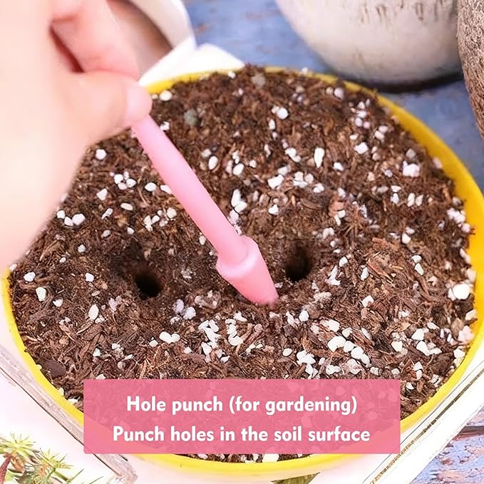 Bonsai Tools Transplanting Potting Bonsai Garden Shovel Hand Tools Bonsai Tree Kit Mini Garden Plant Care Shovel Soil（Pink）