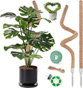 2 Pack Moss Pole, 28 Inch Monstera Plant Support, Moss Poles for Climbing Indoor Plants, Bendable Coco Coir Plant Support Stakes for Potted Plants, Pothos, Philodendron