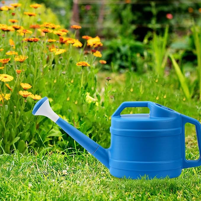 3.5L Watering Can,Indoor Watering Can for Outdoor Plants with Removable Long Spout,Small Watering Cans for Indoor Outdoor Garden Flowers Plants,Plant Watering Devices (Blue)