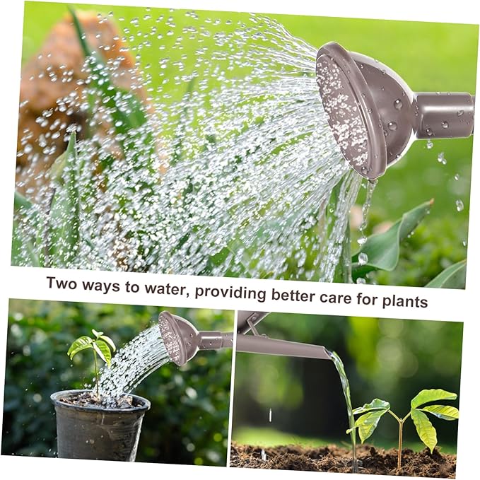 Generic Long Spout Watering Can Large Capacity Plastic Pot for Indoor Outdoor Plants Ergonomic Handle Energy-Saving Garden Tool for Home Use
