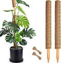 Soupiar 2 Pack 22 Inch Stackable Moss Pole - Thick & Sturdy Natural Coir Totem Plant Support & Garden Stakes for Monstera & Pothos, Indoor Climbing Vining Houseplants, 38" H Max