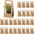 Fayoula 24 Pcs Succulent Wrap Bags, Kraft Paper Gift Box for 3 Inch Pots, Party Favors, Baby Shower