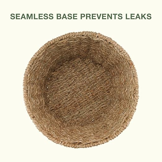 84ECO 2-Pack Seagrass Waste Baskets