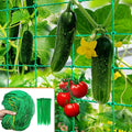 Trellis Netting - Garden Netting for Plants, 6.6x32.8 FT Garden Trellis Netting for Climbing Plants with 27 Strands Nylon Outdoor Indoor, Vegetable Grow Trellis Net for Tomato, Cucumber, Grape, Bean