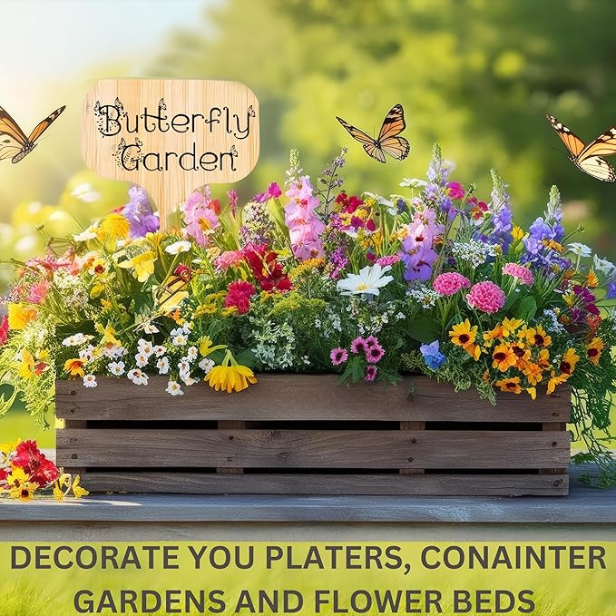 30 Pack 2 Sizes Plant Labels Large Garden Markers Plant Name Tags Easy to See and Read