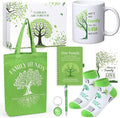 Pickmesh 8 Pcs Family Reunion Favors Set Family Reunion Gift Include Families Tree Canvas Tote Bag Spiral Notebook Pen Card 12 oz Mug Keychain Socks for Families Gathering Party Supplies