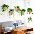 RAINFLOW Macrame Plant Hanger - 5 PCS Hanging Planters for Indoor Plants Outdoor Decorative Flower Pot Holder Wall Decor Living Room Boho Home Decor Set of 5 35"/41"/55" 3 Size Pots Not Included