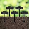 Herb Garden Markers Plant Labels - Customized Metal Labels Plant Markers Garden Signs for Vegetables, Tags Plant Name Stakes (1 PC)