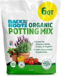 Back to The Roots 100% Organic Potting Mix (6 Quart) Premium Blend Made in The USA